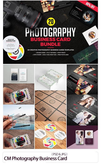 Download Creativemarket Photography Business Card Bundle Visualstorms