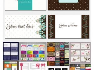 Different Business Card Set