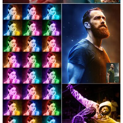 Double Light Photoshop Action