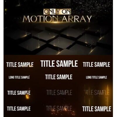 Energetic Titles And Luxury Title After Effects Template