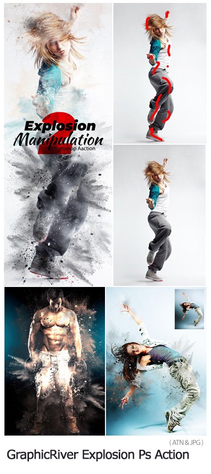 explosion.photoshop.action Explosion Photoshop Action