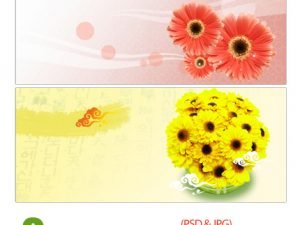 Flowers Backgrounds Psd