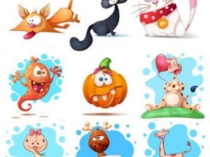 Funny Characters Vector Graphics