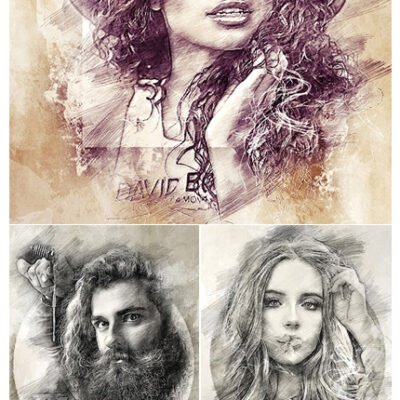 GAllerist Drawing Photoshop Action