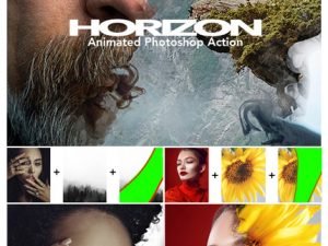 Gif Animated Horizon Photoshop Action