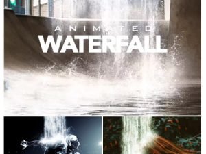 Gif Animated Waterfall Photoshop Action