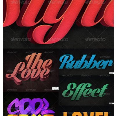 GraphicRiver 3D Text Effect