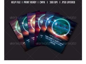 GraphicRiver Glowing Beats Flyer