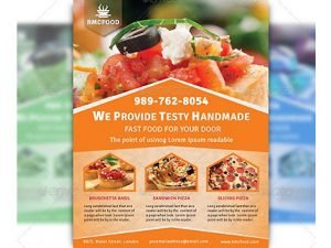 GraphicRiver RMC Food Restaurant Flyer