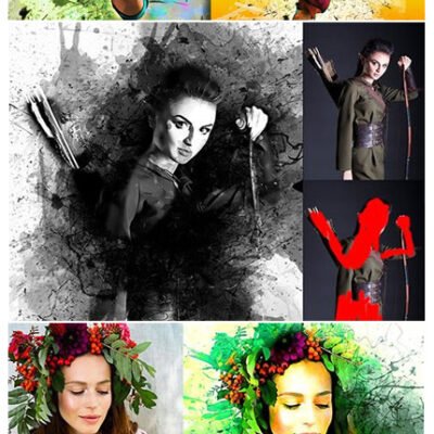 Ink Manipulation Photoshop Action