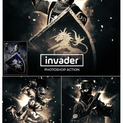 Invader Photoshop Action