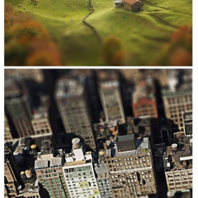 Miniature Tilt Shift Blur Action