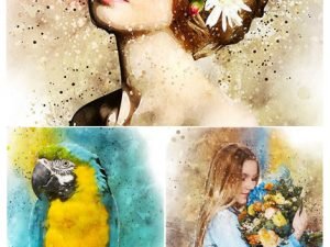 Mixed Art Painting Photoshop Action