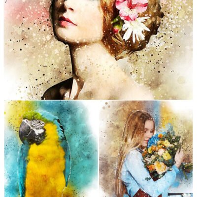 Mixed Art Painting Photoshop Action