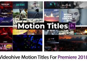 Motion Titles For Premiere