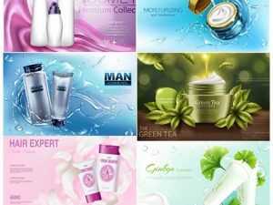 Natural Cosmetics Vector Illustration