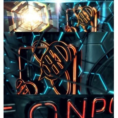 Neon Power Logo Opener After Effects Templates