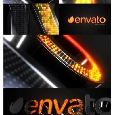 Neon Spheres Element 3D Opener After Effect Template