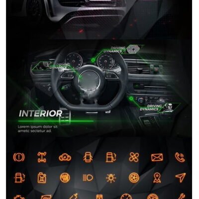 New Black Car Promo After Effects Templates