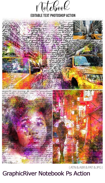 notebook.photoshop.action Notebook Photoshop Action