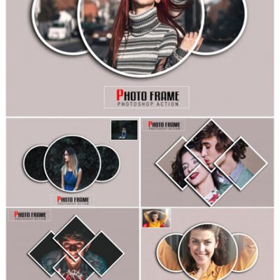 photo frame photoshop actions