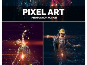 pixel art photoshop action