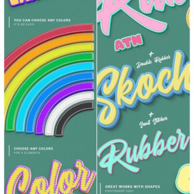 Rubber Photoshop Action