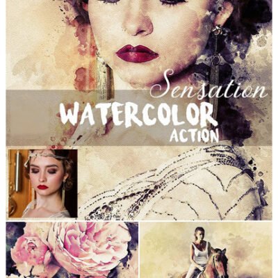 Sensation Watercolor Photoshop Action