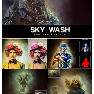 Sky Wash Photoshop Action