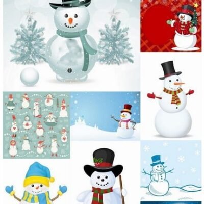Snow Snowman Doll Decoration New Year Christmas