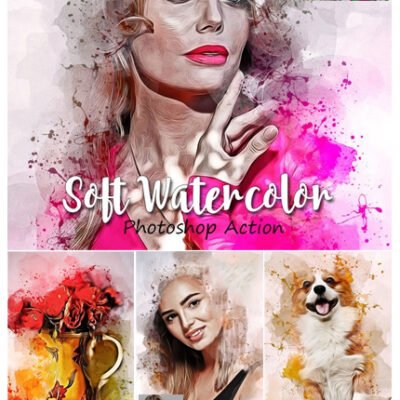 Soft Watercolor Photoshop Action