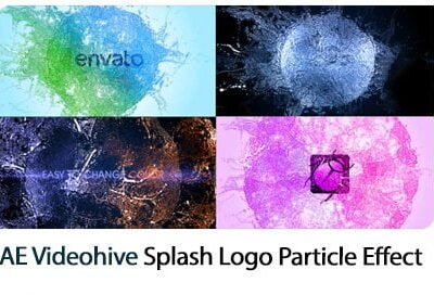 Splash Logo Particle Effect