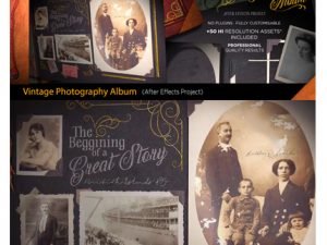 The Vintage Photography Album After Effects Templates