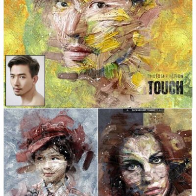 Touch Photoshop Action