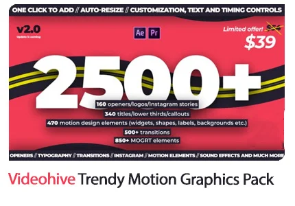 Trendy Motion Graphics Package V.2.1