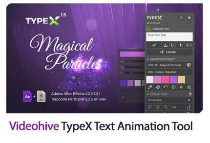 typex.text.animation.tool.magical.particles.pack.handwritten.calligraphy.titles TypeX Text Animation Tool Titles