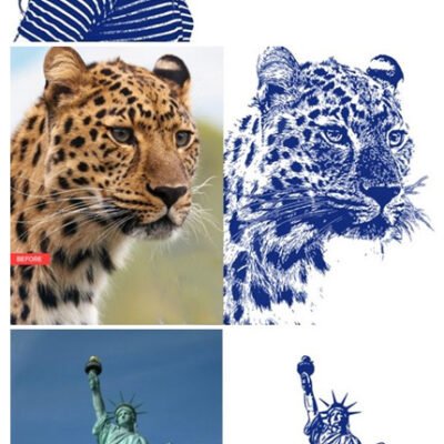 Vector Art Photoshop Action