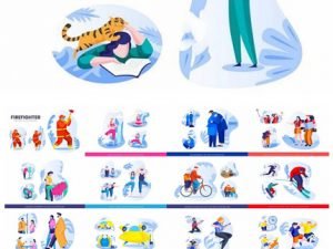 Vector Character Set Bundle