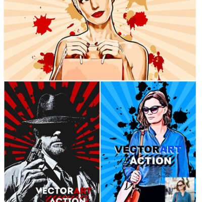 VectorArt Photoshop Action