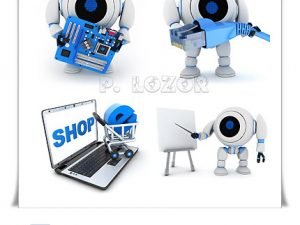 3d model robot photo