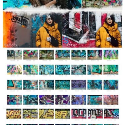60 Graffity Grunge Walls Overlays