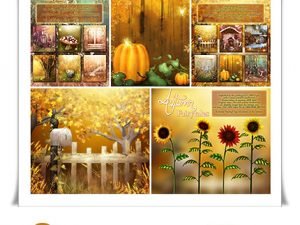 Backgrounds & Elements Autumn Fairytales 02