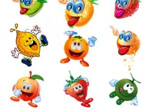 Templates Funny Fruits