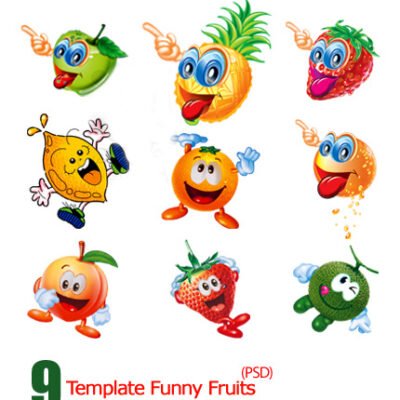 Templates Funny Fruits