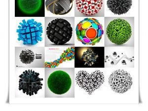 Amazing shutterstock 3d spheres