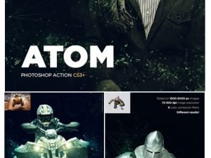 Atom Photoshop Action