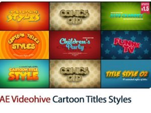 Cartoon Titles Styles