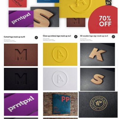 CM 10 Premium Logo Mockups