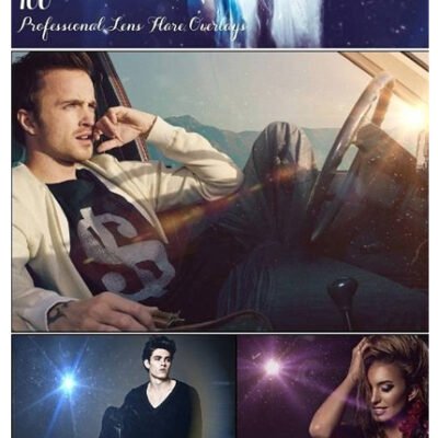 CM 100 Professional Lens Flare Overlays