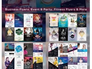 CM 50 PSD Flyers Templates Bundle